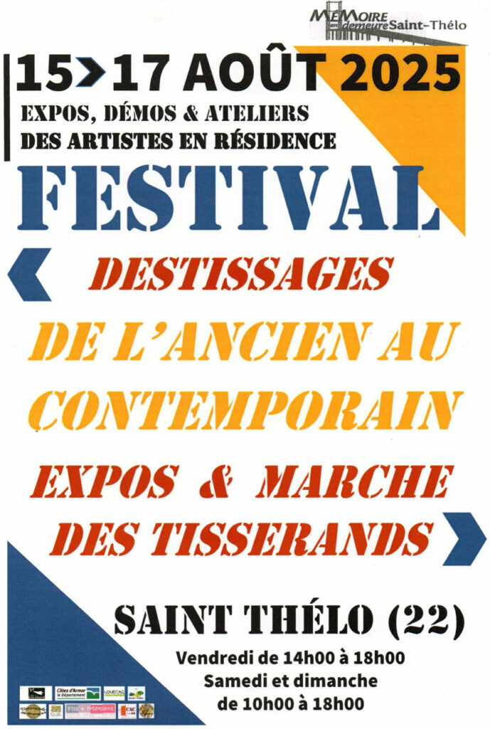 Affiche Festival Detissage à St Thélo